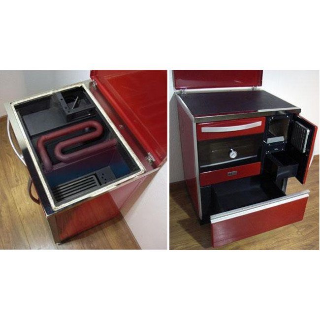 Cuisinière à Bois/Charbon Bouilleur Thermo Royal 720 Plus Eco 14kW – Image 2