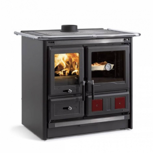 Cuisinière à bois Rosa L Noir anthracite 10kW