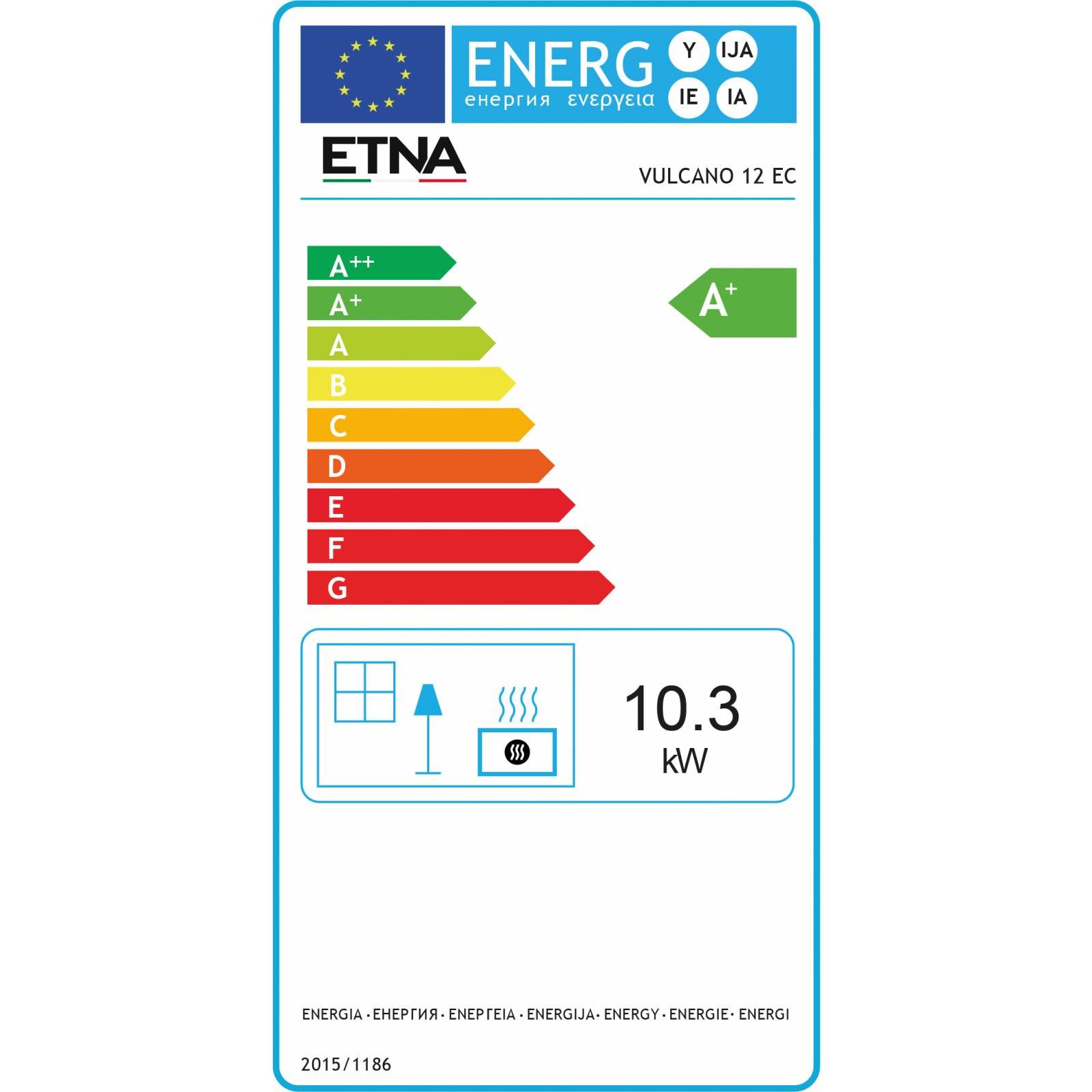 Poêle à granulés étanche canalisable Vulcano 12kW – Image 9
