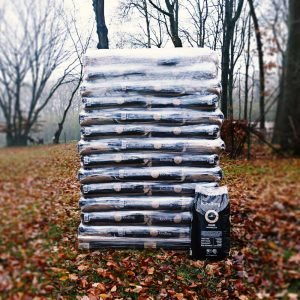 PELLETS KINDLING CHASE – 100% bois résineux 72 sacs