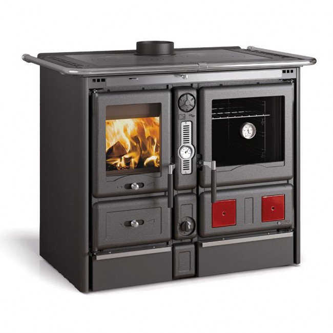 Cuisinière à Bois Bouilleur Termorosa XXL DSA 4.0 Noir Anthracite 17kW – Image 3