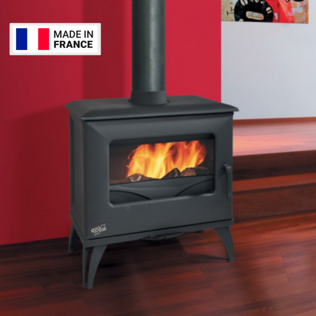 Poêle à bois Cube Godin 6.5kW – Image 3