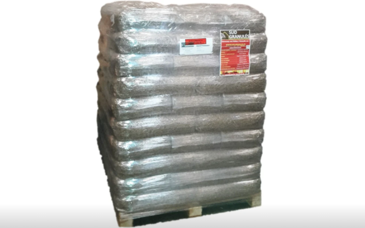 Pellets de Bois DIN+ Sud’ Granulés – 70 Sacs de 15 kg soit 1,05 T – Image 2