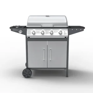 Bibin – Barbecue à gaz 4 bruleurs avec ustensiles offerts