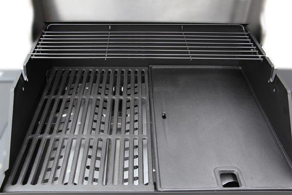 Barbecue à gaz et plancha 3 + 1 brûleurs avec ustensiles FAUSTO – Image 7