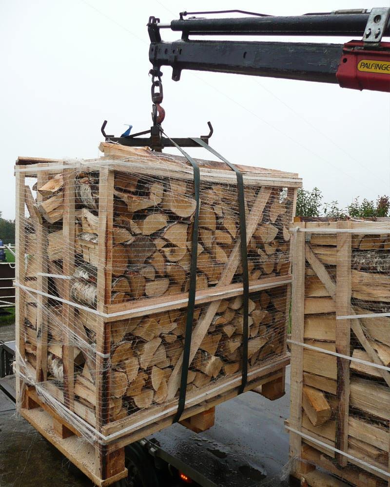 DEMI-PALETTE – 25 CM – MÉLANGE DE BOIS DURS – PALETTE 1 M3 – 1.5 STÈRES – Image 2