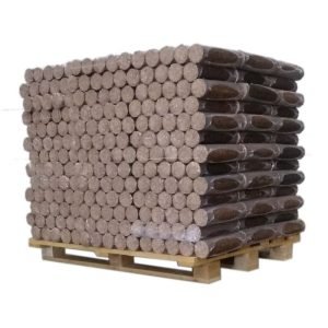 Bois densifié – feuillus- palette – 1 tonne