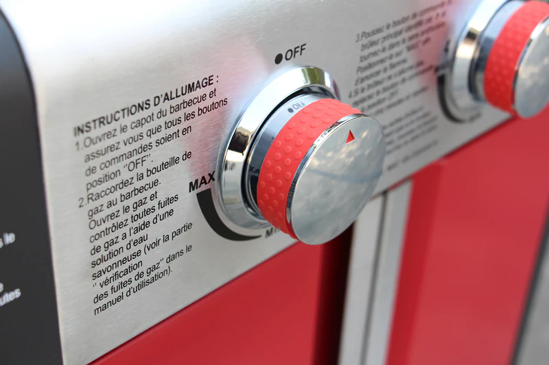 Barbecue à gaz 3 + 1 brûleurs et ustensiles NEVES – Image 3