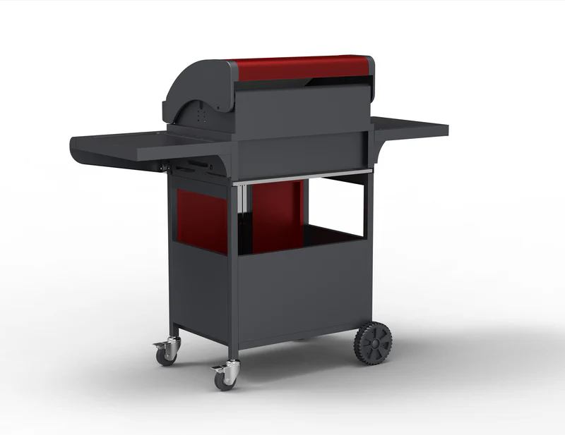 Barbecue à gaz 3 + 1 brûleurs et ustensiles NEVES – Image 8