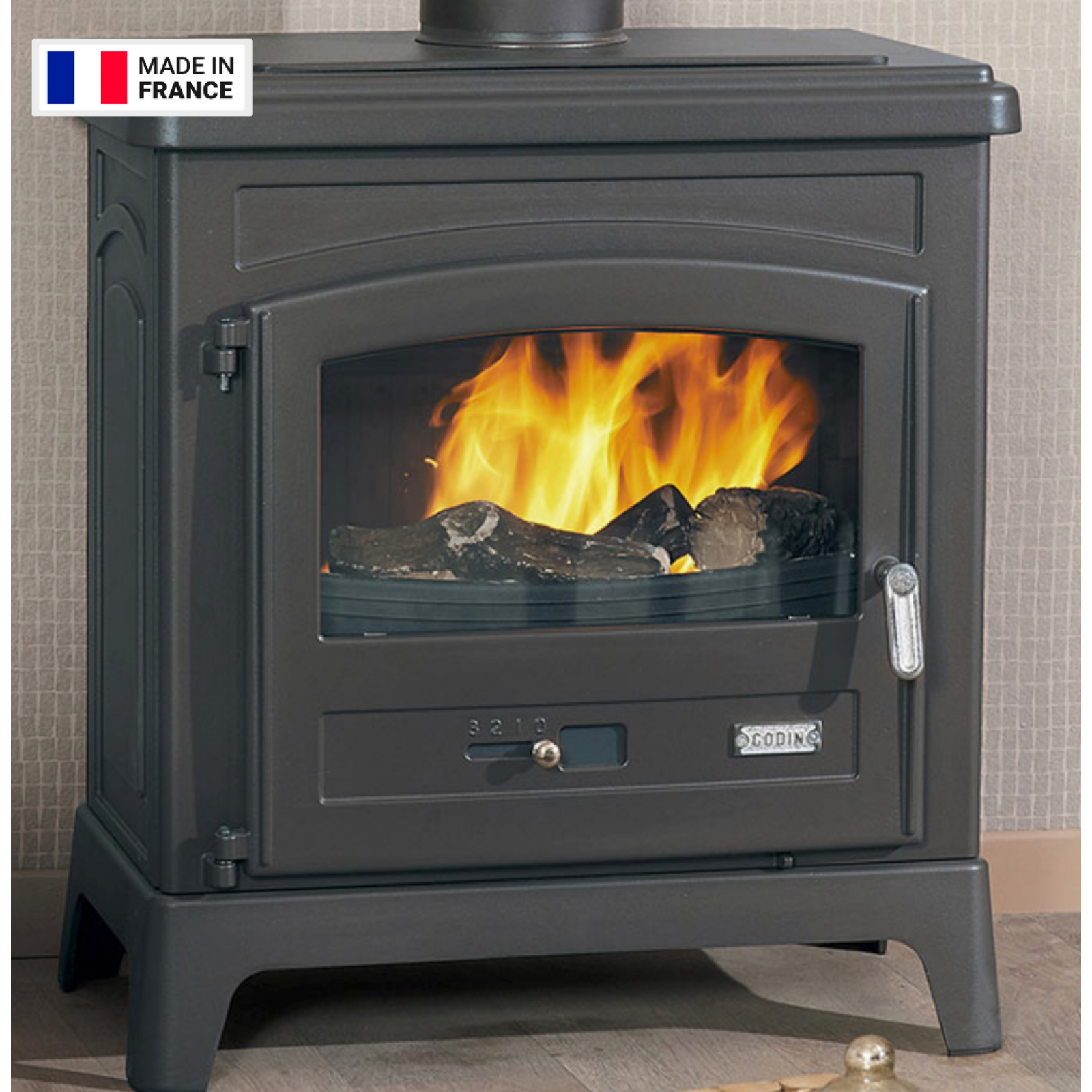 Poêle à Bois Fonteval Godin 10kW – Image 2
