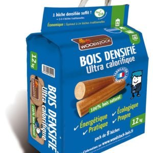 Palette bois densifiés WOODSTOCK 8 x 84