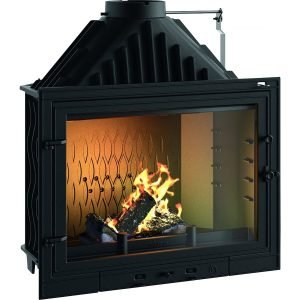 Insert « 800 Primo » – 84,9 x 79,5 x 49,4 cm – 8 à 18 KW – Anthracite