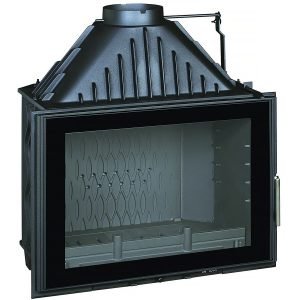 Foyer à bûche 700 Grand Angle volet – 12 kW