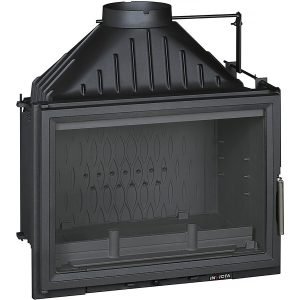 Foyer à bûche 700 Grande Vision volet – 12 Kw