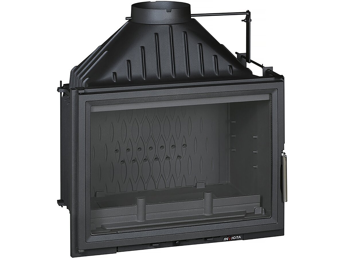 Foyer à bûche 700 Grande Vision volet – 12 Kw
