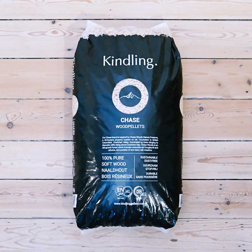 PELLETS KINDLING CHASE – 100% bois résineux 72 sacs – Image 4
