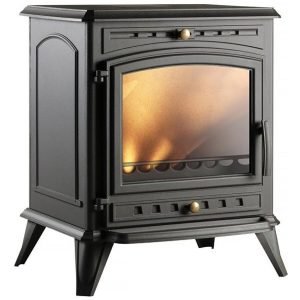 Poêle à bois « Altea » – 74.4 x 64.4 x 54.7 cm – 5 à 12 KW – Anthracite