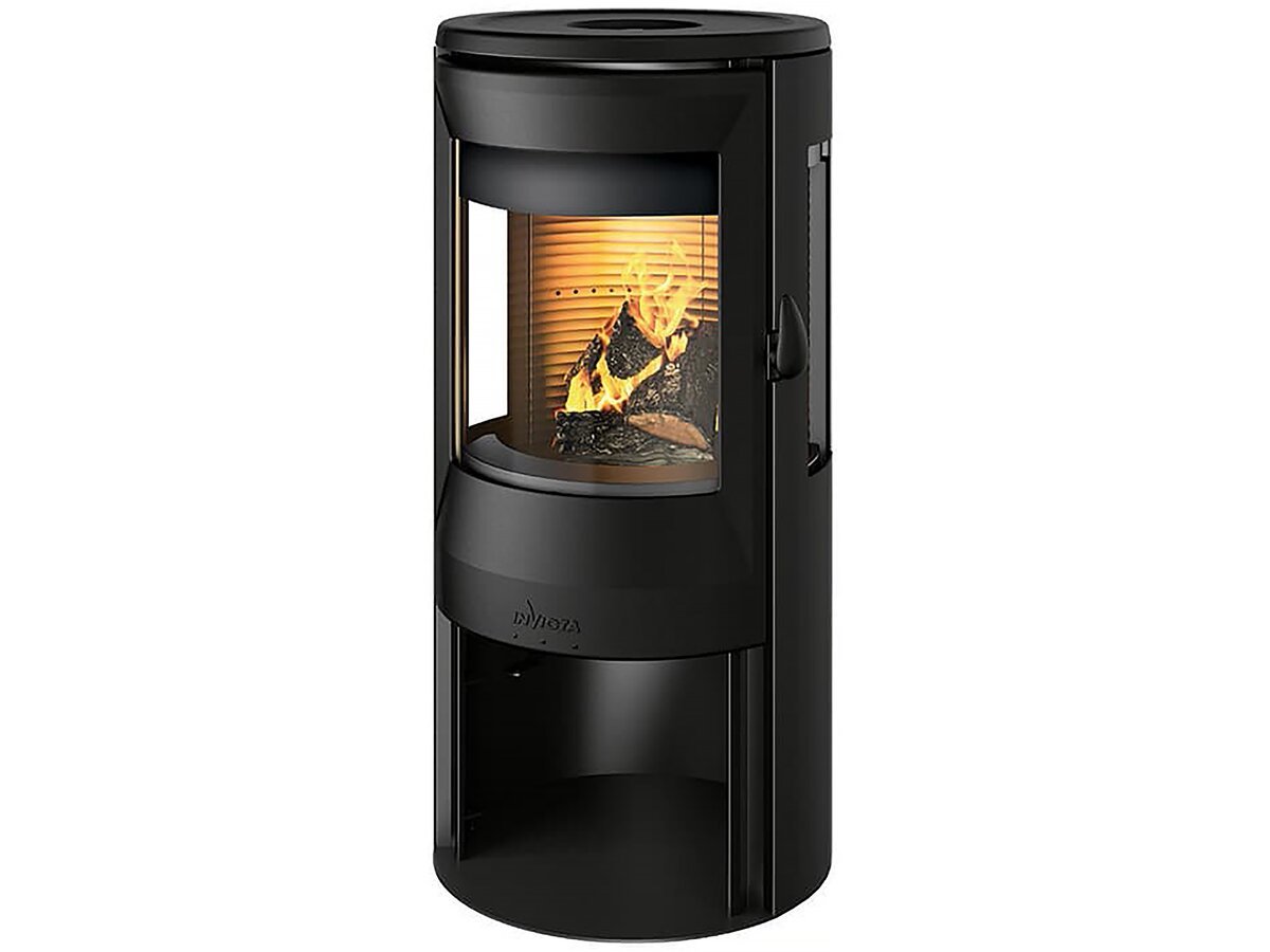 Poêle à bois en fonte « Aratos » – 105 x 52,7 x 45,3 cm – 8 kW – Anthracite