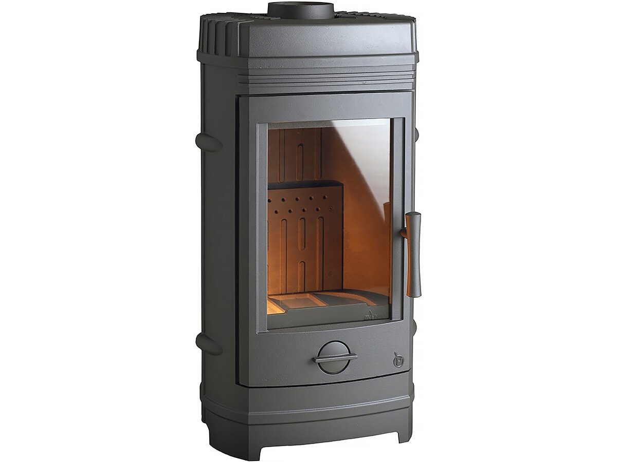 Poêle Fonte « Cassine » – 51,3 x 41,5 x 95 cm – 10 kW – Anthracite