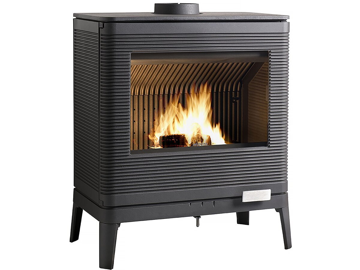 Poêle à bois en fonte « Kazan » 9 kW – Anthracite