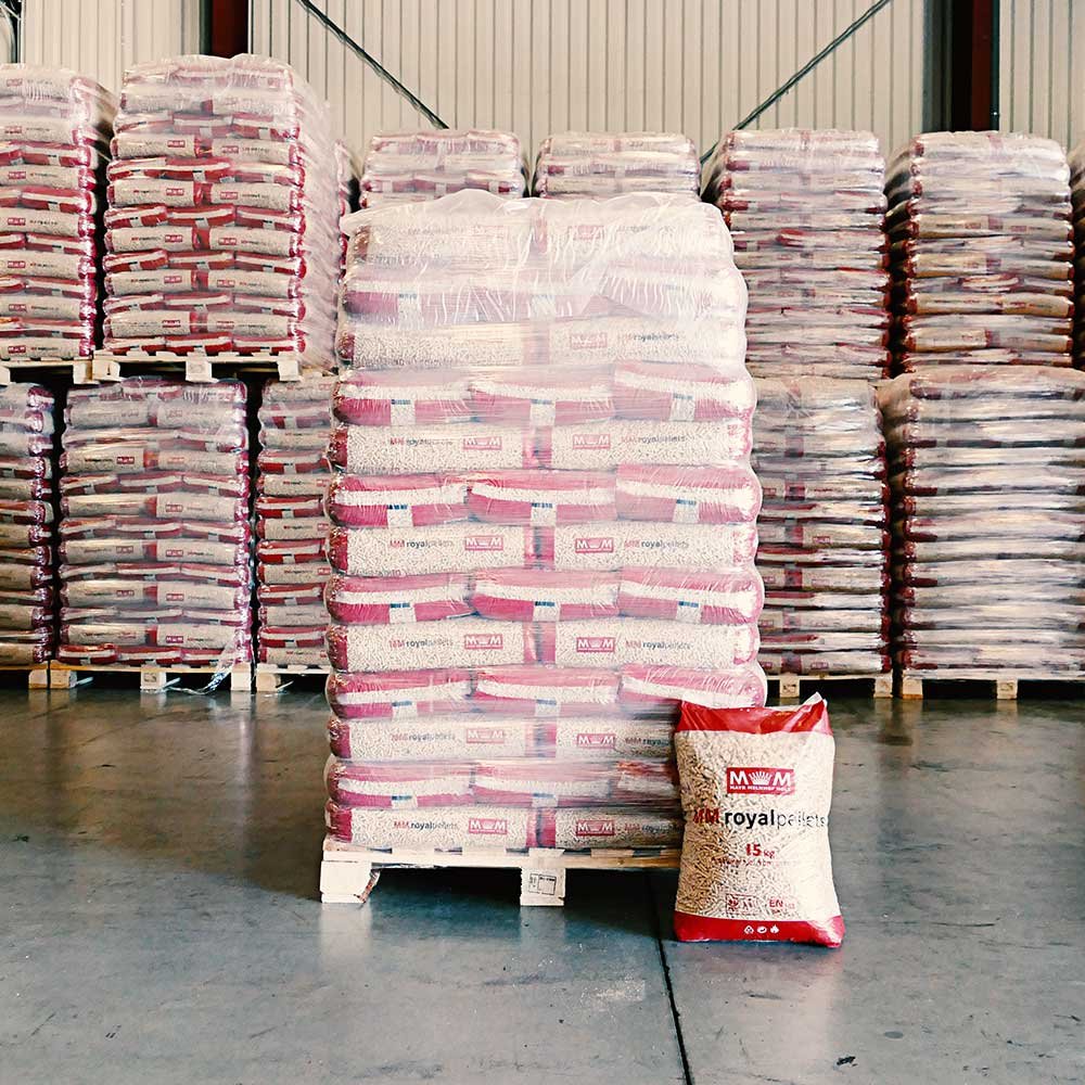 Palette de pellets MM ROYAL – 78 sacs plastique