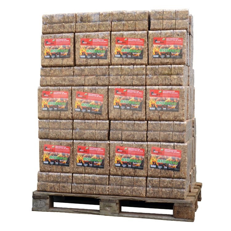 Briquettes de bois BioBriq MegaRuf palette