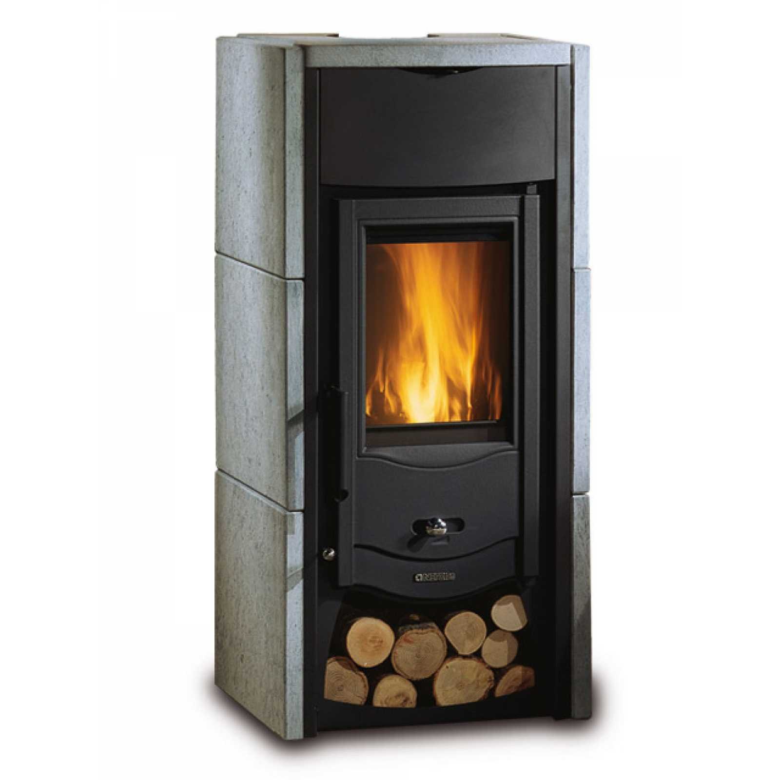 Poêle à Bois Asia BII Pierre Naturelle 7kW